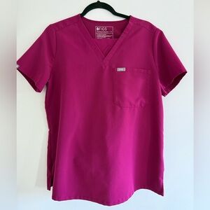 Figs Dark Magenta Scrub set